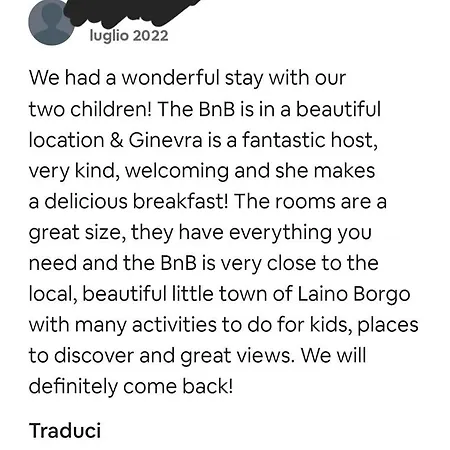 La Quercia Sul Lao 3* Cannecelle