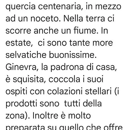 住宿加早餐酒店 La Quercia Sul Lao 3*