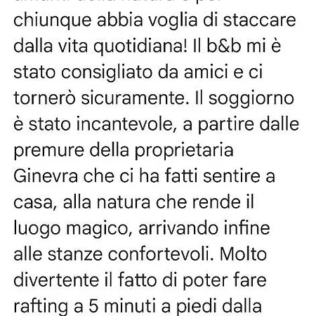 La Quercia Sul Lao Frühstückspension 3*